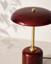 Lampe de chevet champignon rouge amanite
