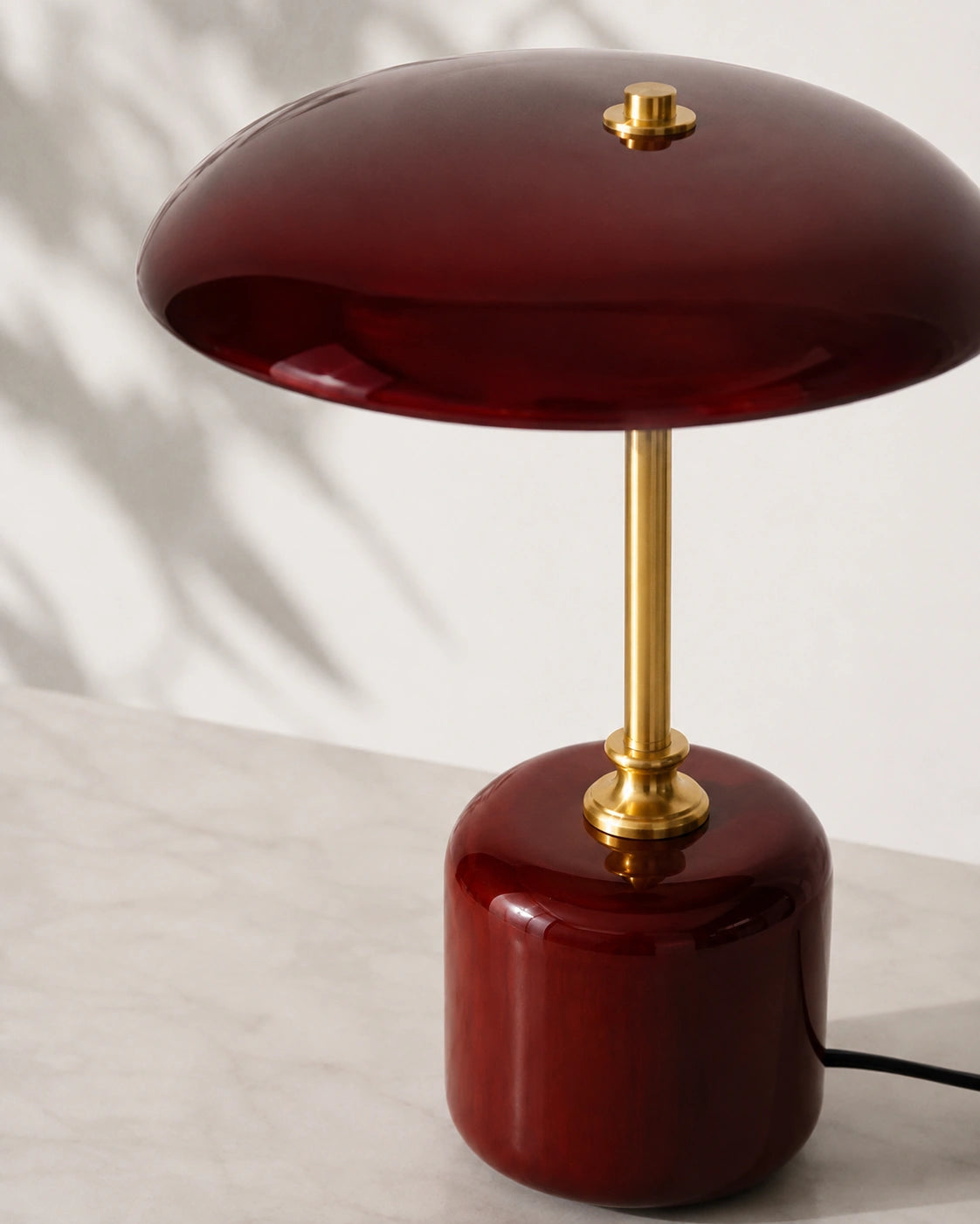 Lampe de chevet champignon rouge amanite