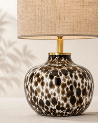 Lampe de chevet leopard crystal