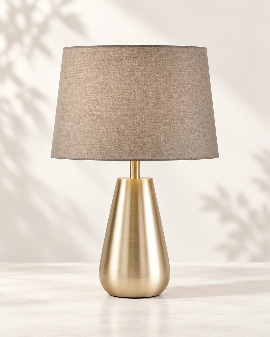 Lampe de chevet moderne dorée
