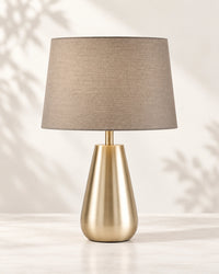 Lampe de chevet moderne dorée