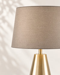 Lampe de chevet moderne dorée
