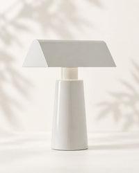 Lampe de chevet moderne blanche