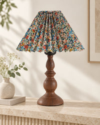 Lampe de chevet rétro en bois