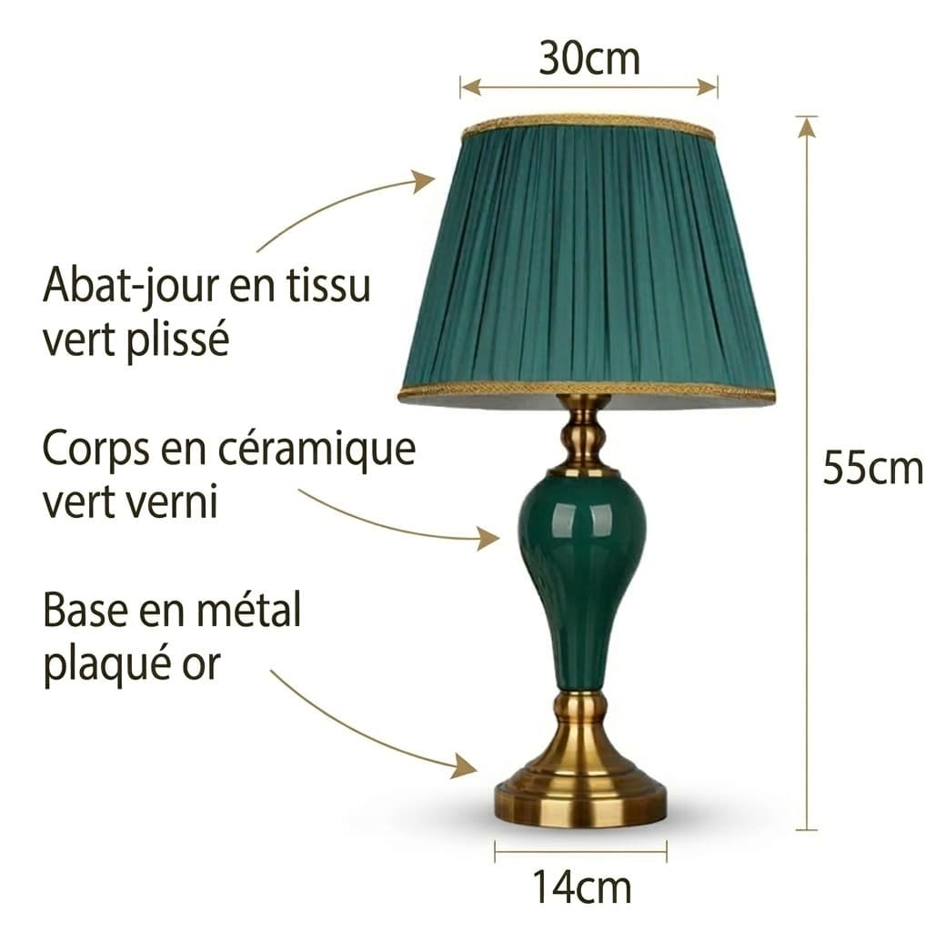 Lampe de chevet style ancien