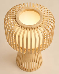 Lampe de chevet en bambou style bohème