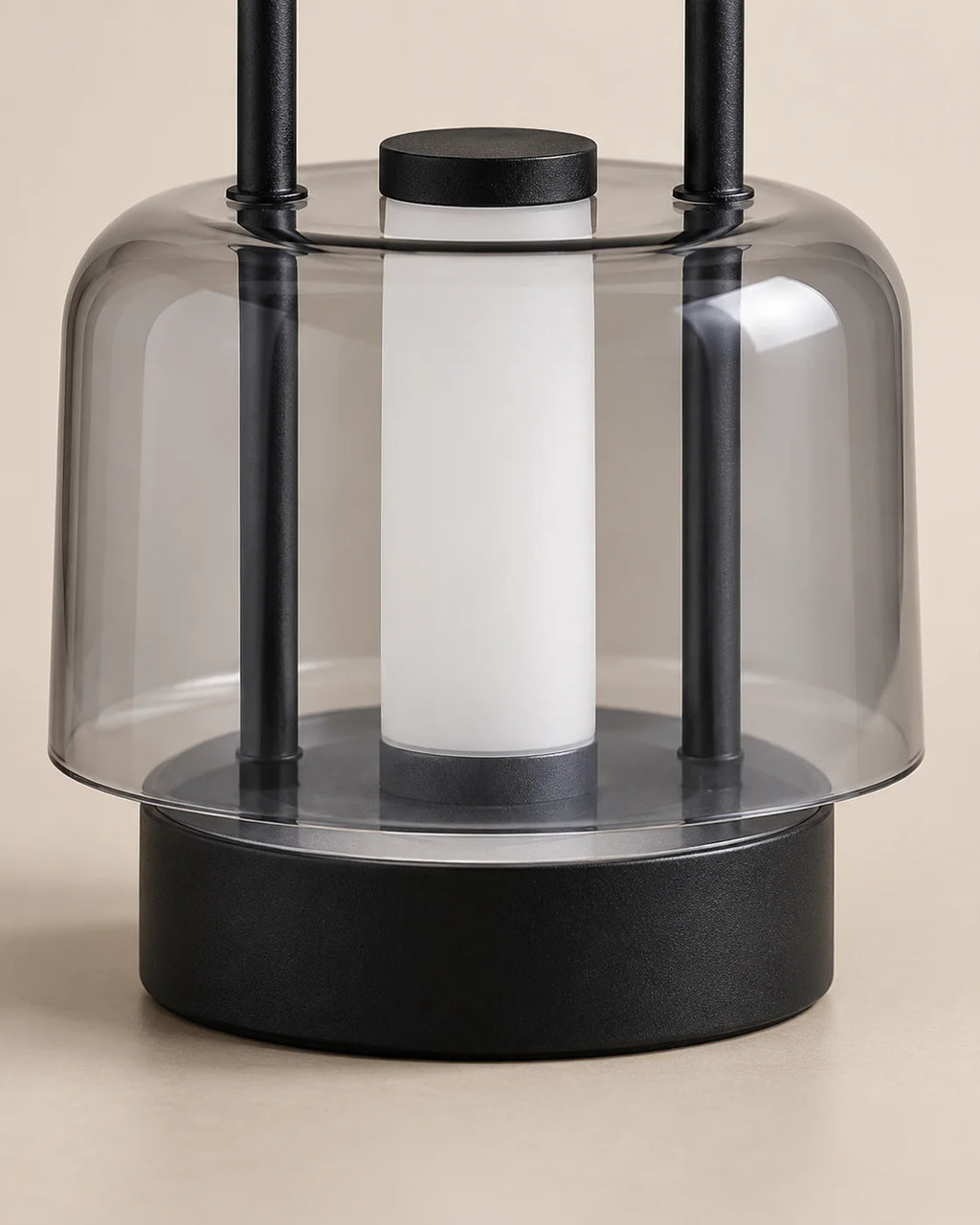 Lampe de chevet lanterne rechargeable noire