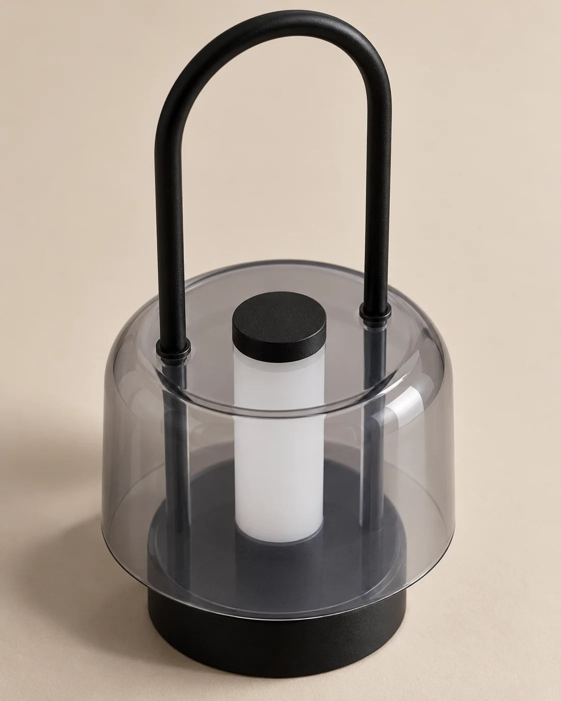 Lampe de chevet lanterne rechargeable noire