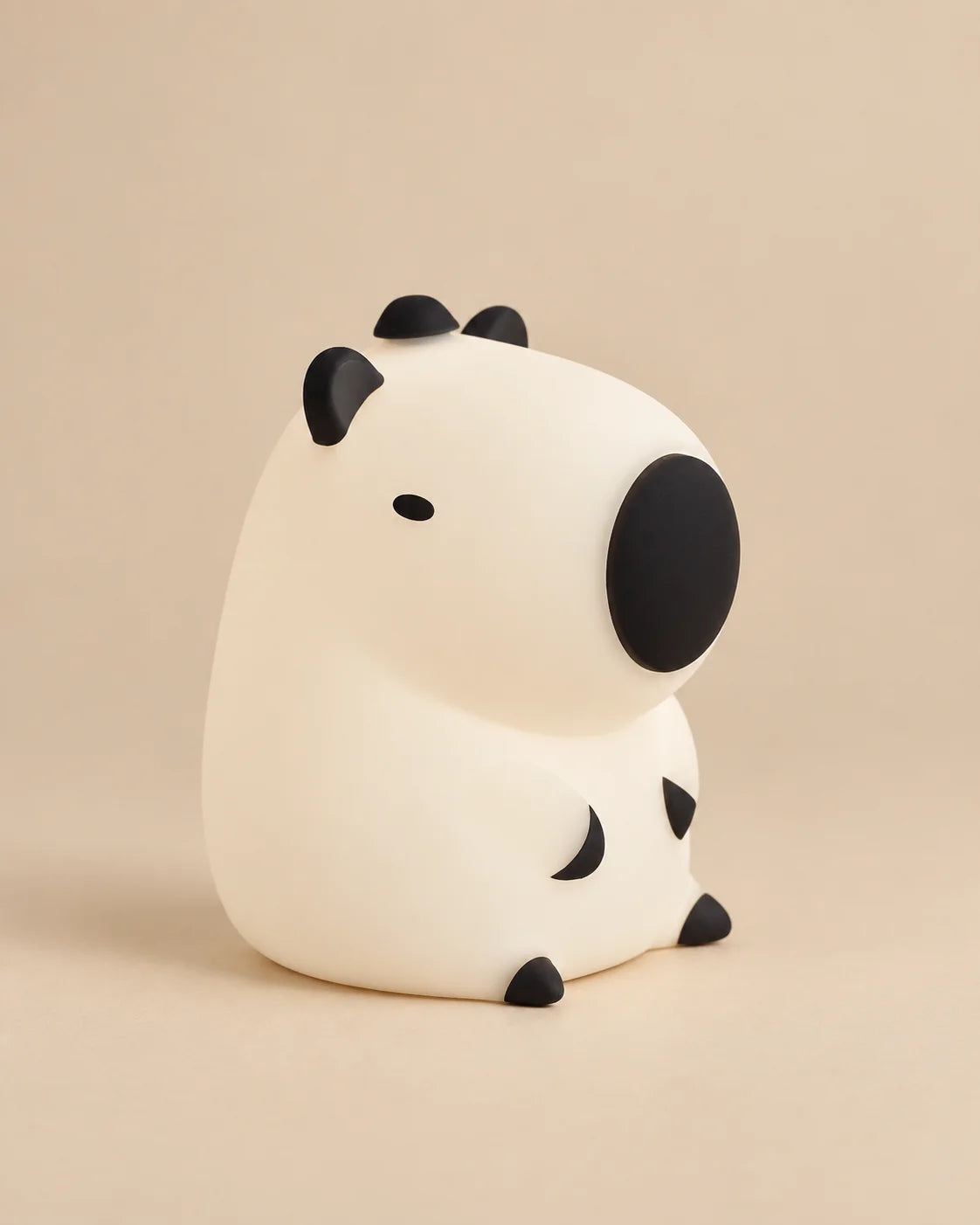 Lampe de chevet pour enfant en silicone tactile animal blanche