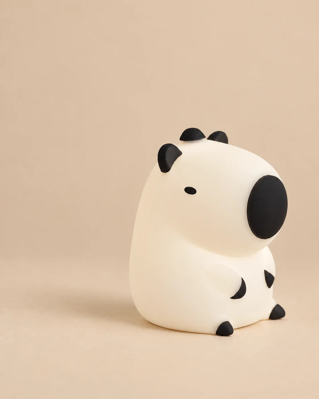 Lampe de chevet pour enfant en silicone tactile animal blanche
