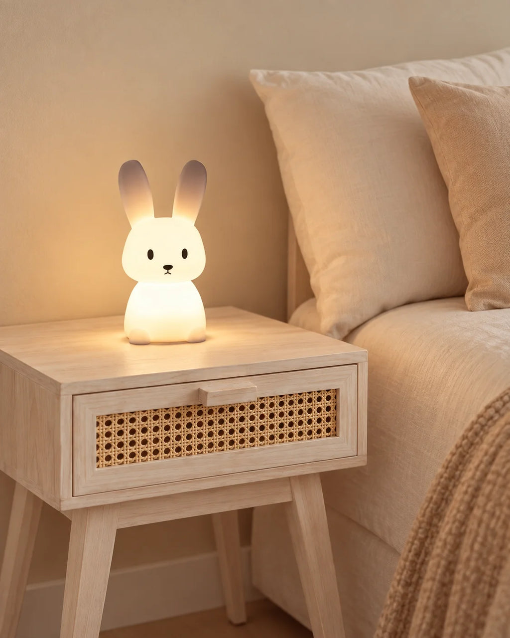Lampe de chevet pour enfant lapin