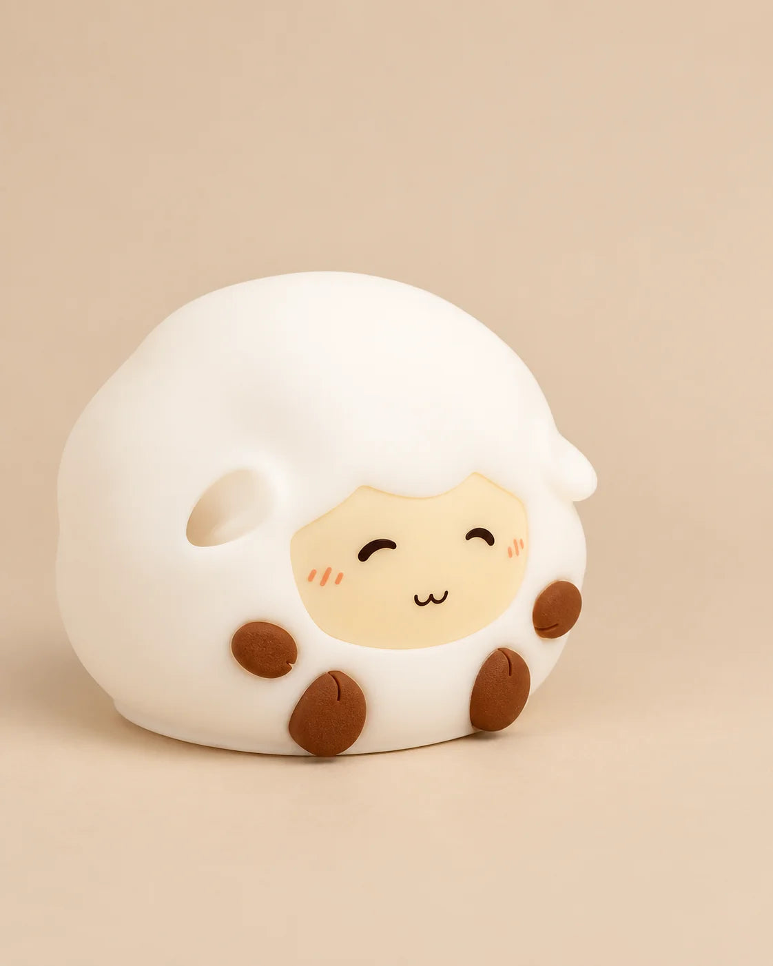 Lampe de chevet pour enfant mouton en silicone