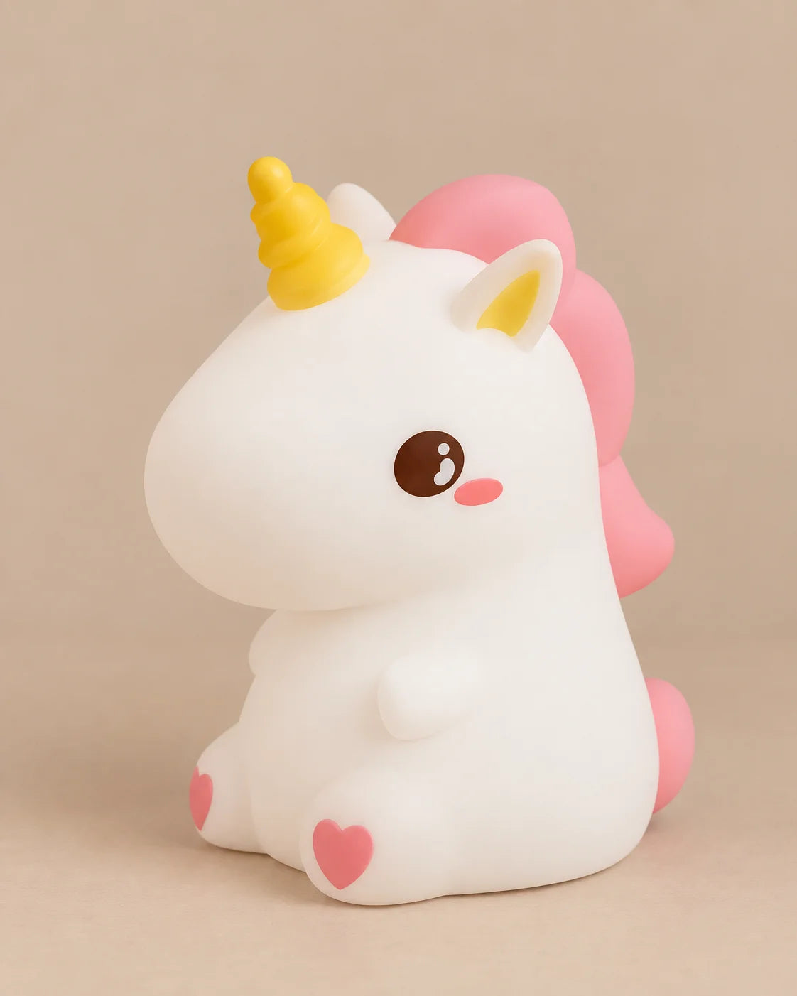 Lampe de chevet pour enfant licorne en silicone