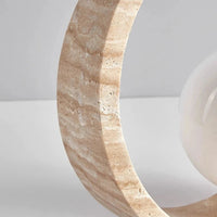 Lampe de Chevet Travertin Ronde