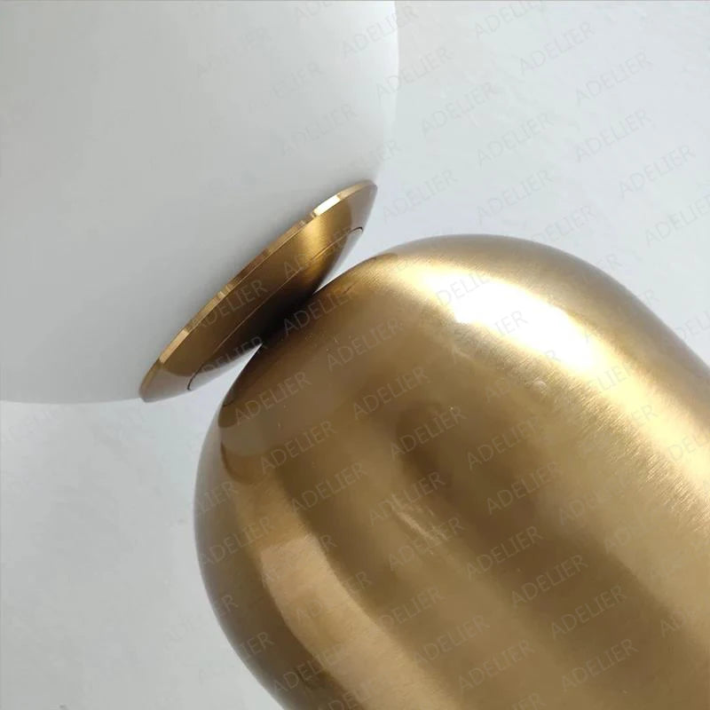 Lampe de chevet Métal Design Nordique Doré