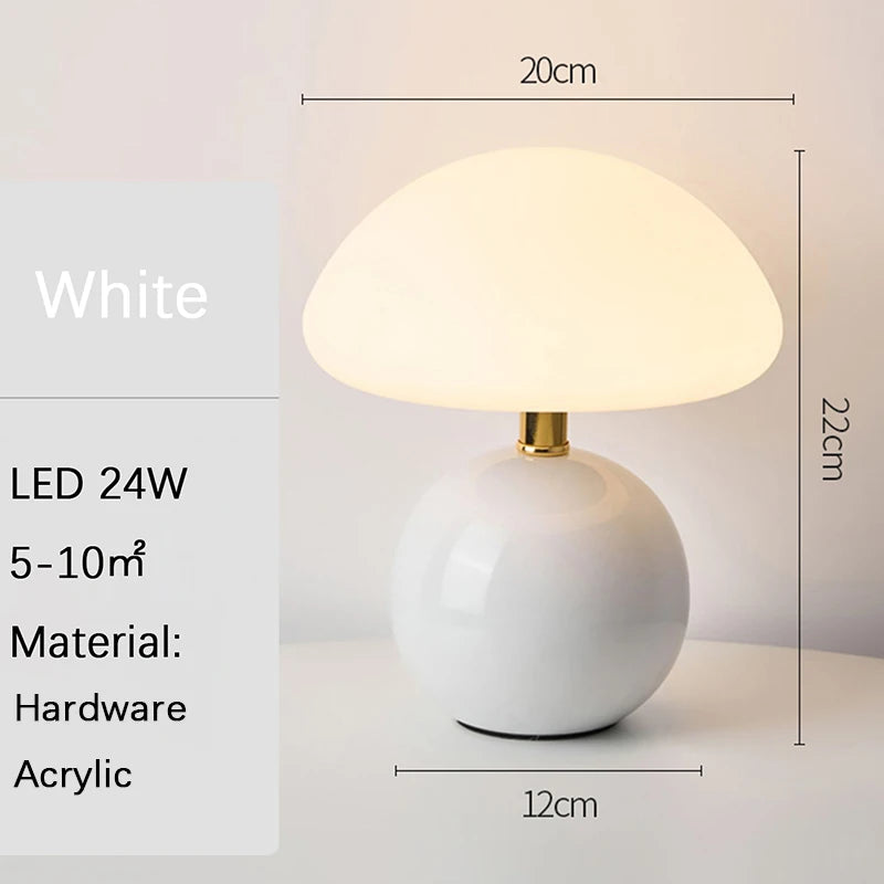 Lampe de chevet Rouge avec Batterie