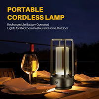 Lampe de chevet industrielle noir