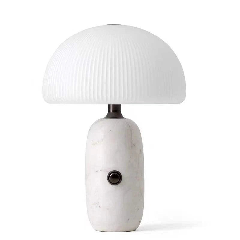 Lampe de chevet en Marbre Blanc