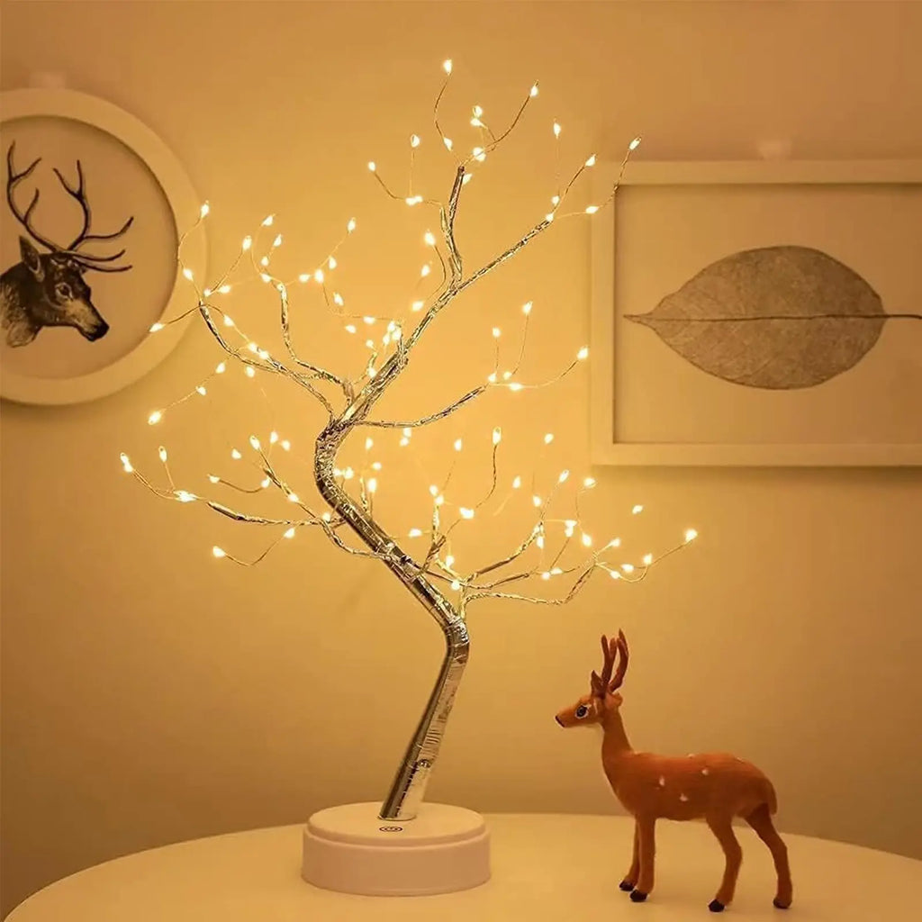 Lampe de chevet LED bonsaï lumineux