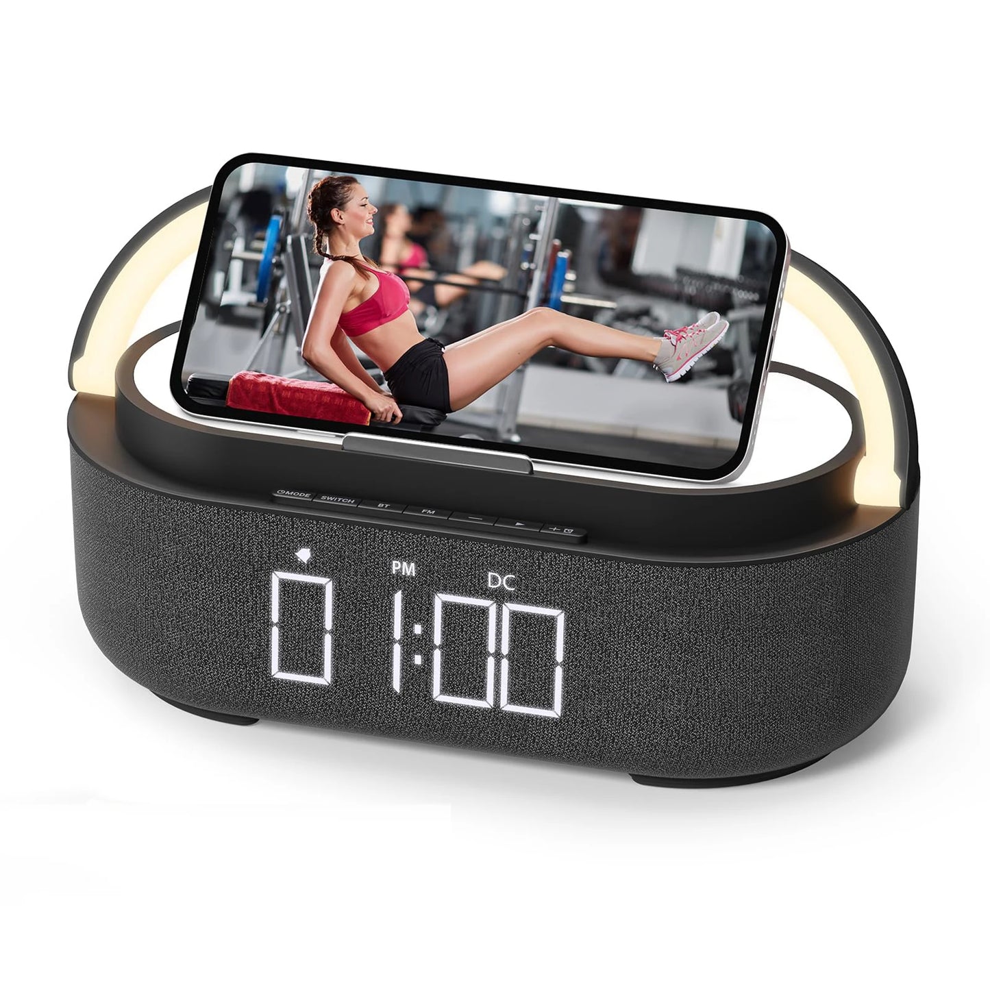 Lampe de chevet reveil Bluetooth