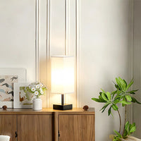 Lampe de chevet Tissu Blanc