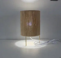 Lampe de chevet en Osier à trois pieds