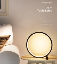 Lampe de chevet LED anneau tactile