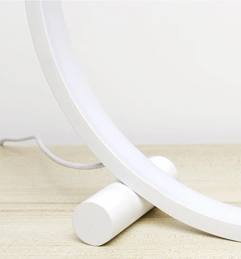 Lampe de chevet LED anneau tactile