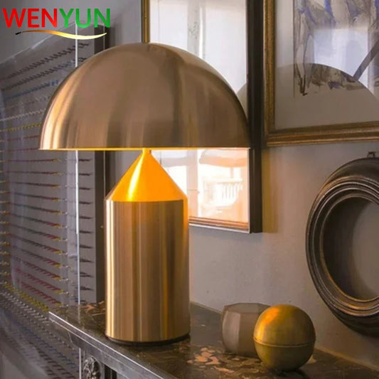 Lampe de chevet champignon design nordique