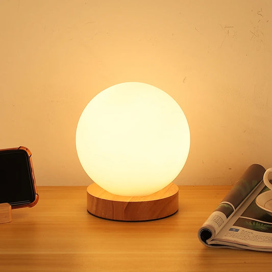 Lampe de chevet boule