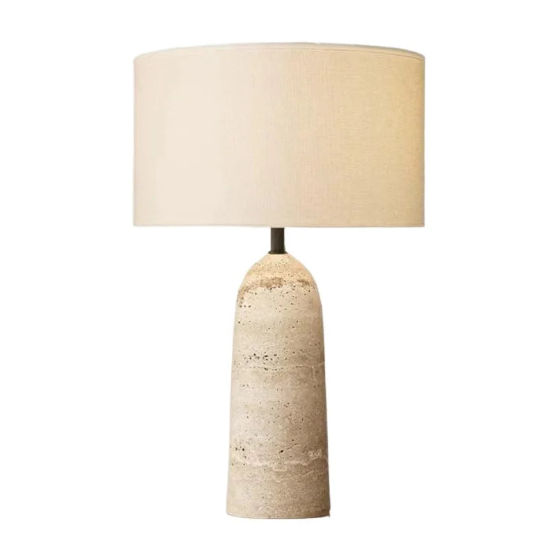 Lampe de Chevet Travertin Véritable