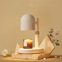 Lampe de chevet originale support bougie
