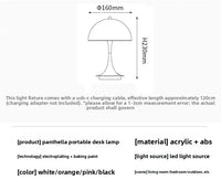 Lampe de chevet Panthella design danois