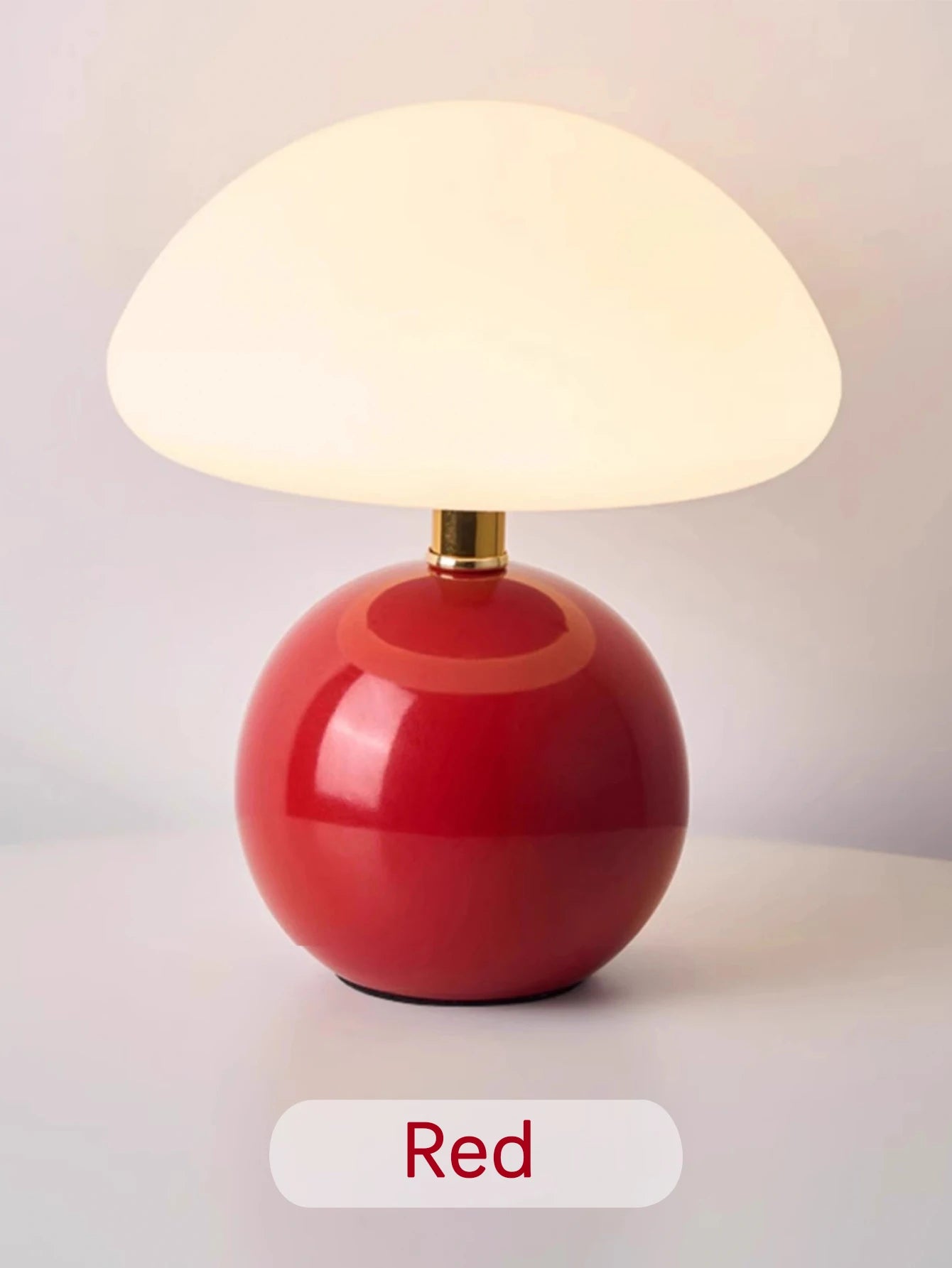 Lampe de chevet Rouge avec Batterie