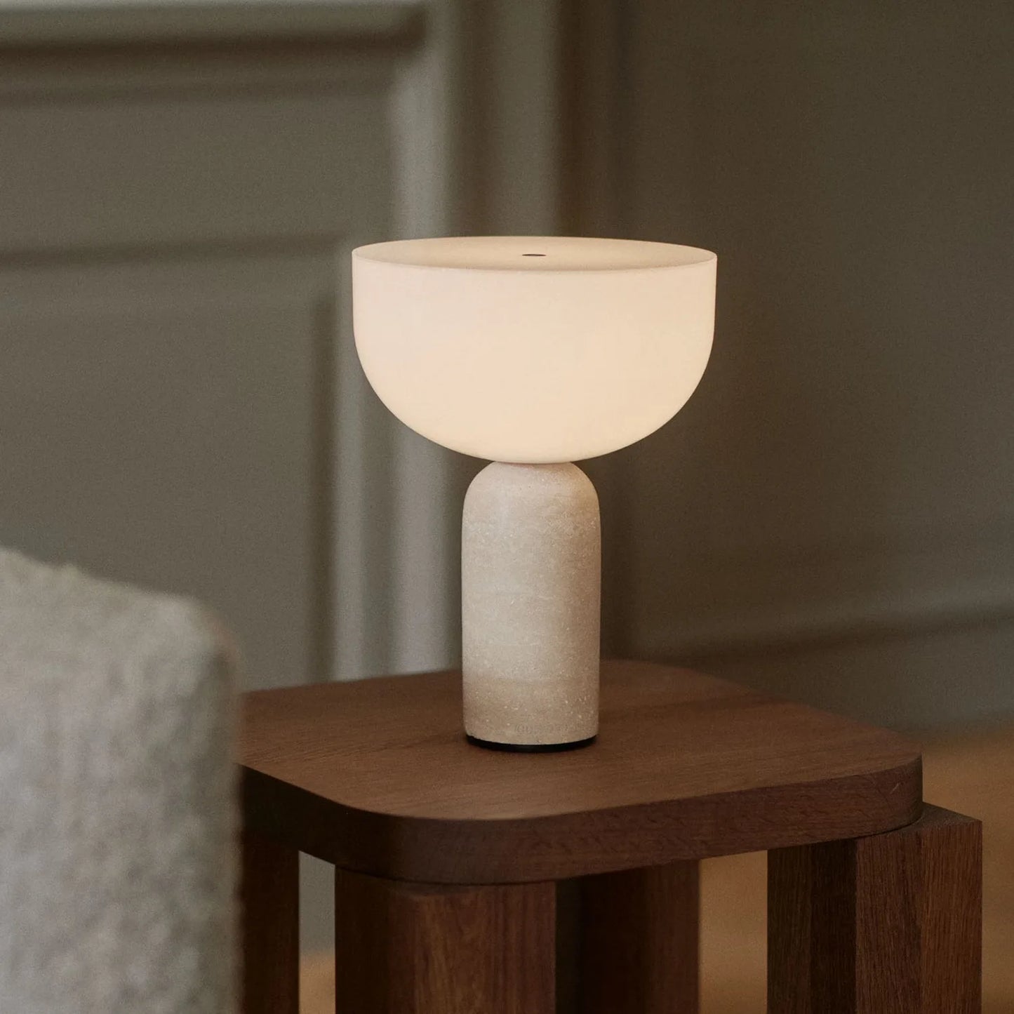 Lampe de chevet Marbre blanc Scandinave