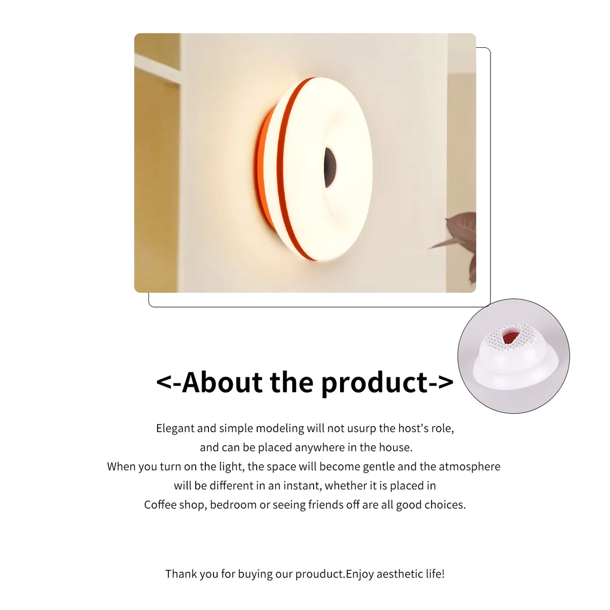 Lampe de Chevet Champignon Tactile