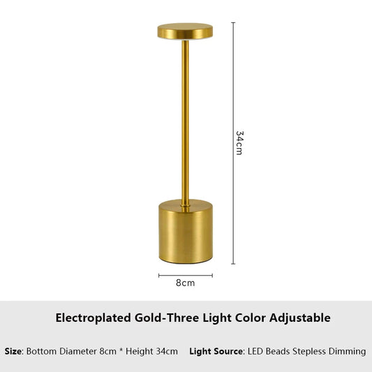 Lampe de Chevet Sans Fil Rechargeable