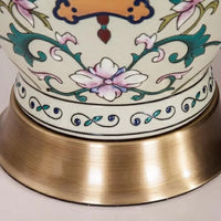 Lampe de chevet en céramique rétro européenne