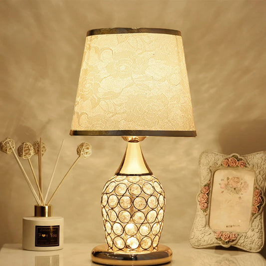 Lampe de chevet Luxe en Cristal
