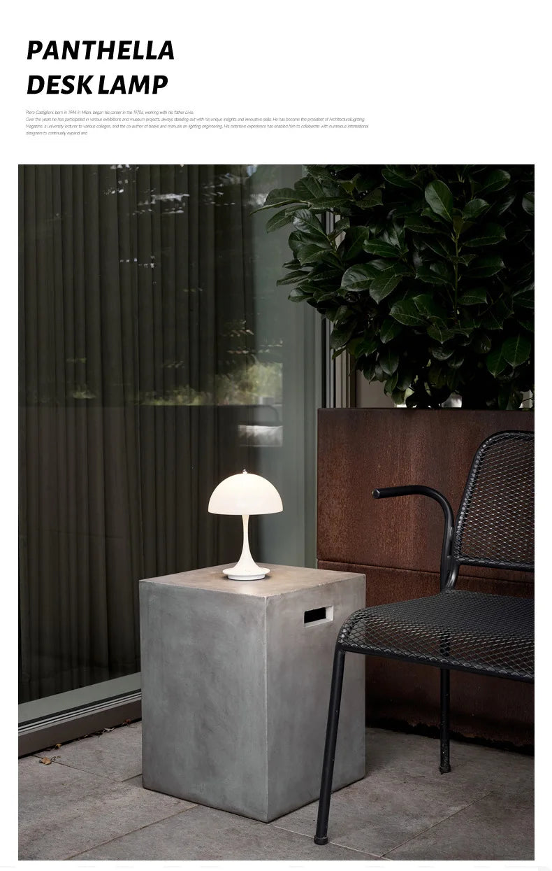 Lampe de chevet Panthella design danois