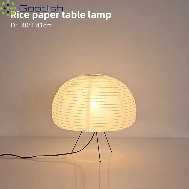 Lampe de chevet japonaise papier