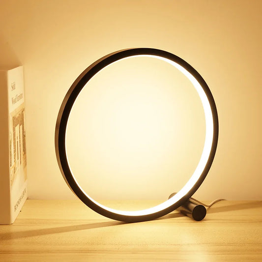 Lampe de chevet LED anneau tactile