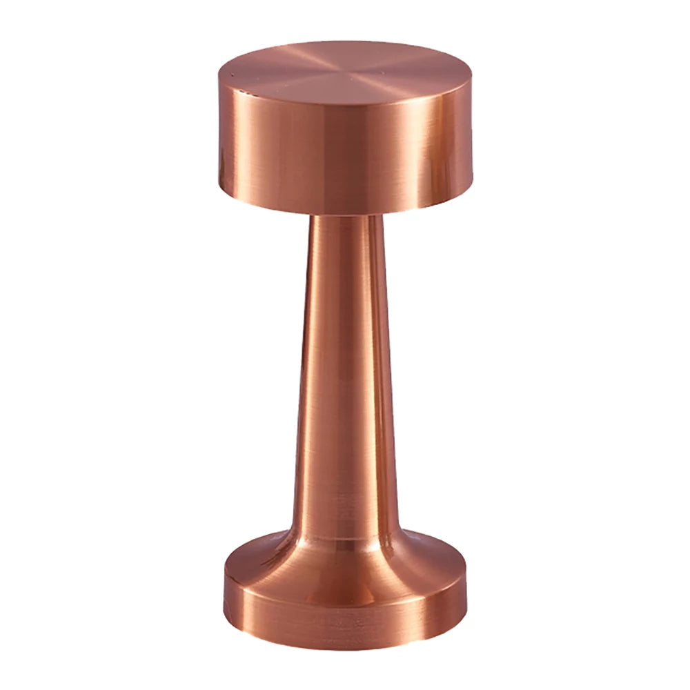 Petite Lampe de Chevet LED Métal Brossé