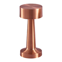 Petite Lampe de Chevet LED Métal Brossé
