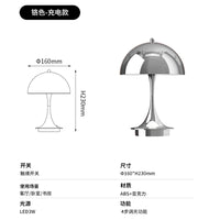 Lampe de chevet Panthella design danois