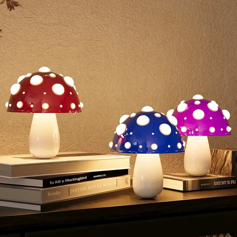 Lampe de chevet champignon Amanite