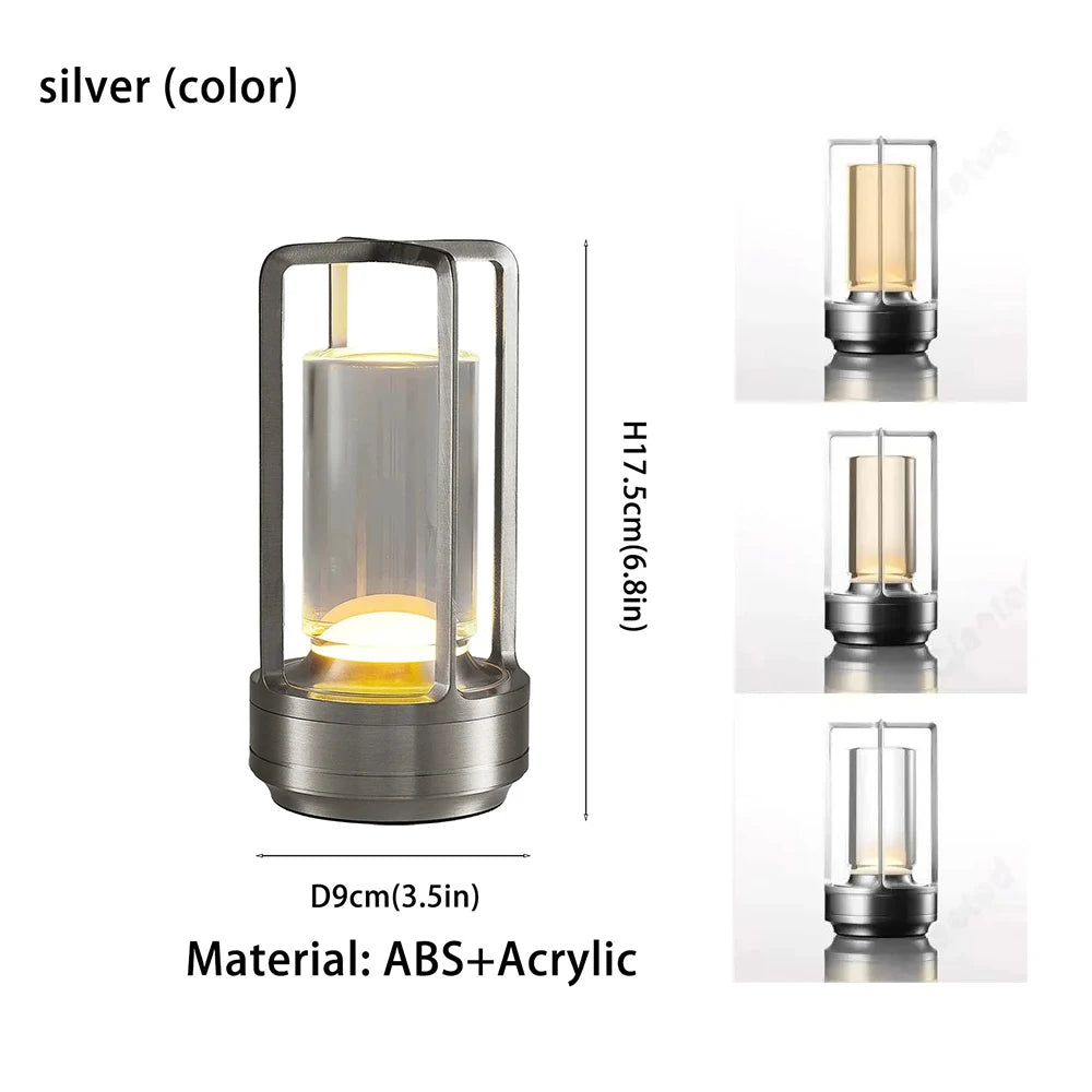 Lampe de chevet industrielle noir