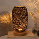 Lampe de chevet Bambou et corde de chanvre
