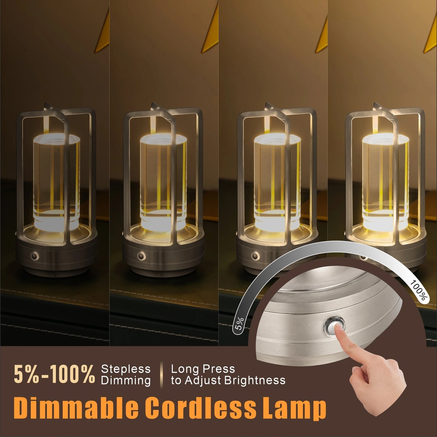 Lampe de chevet industrielle noir