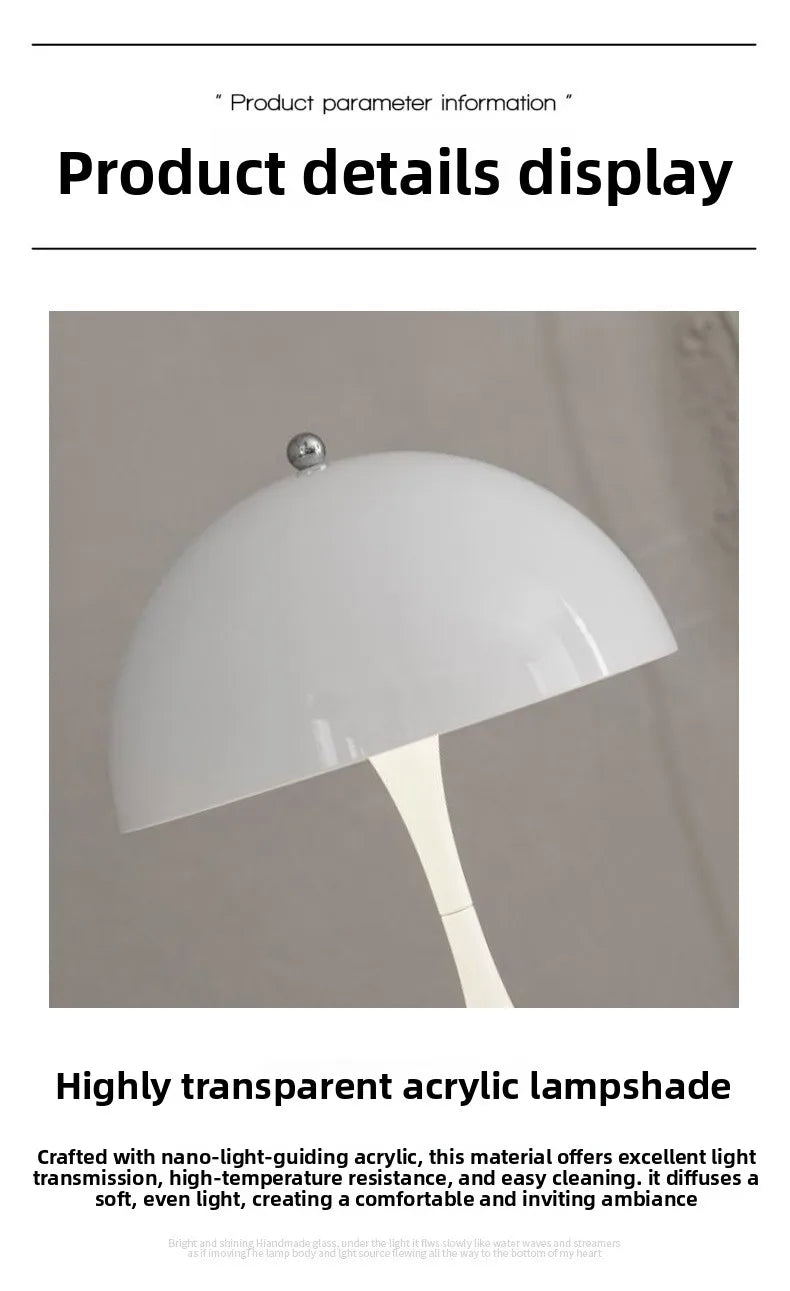 Lampe de chevet Panthella design danois